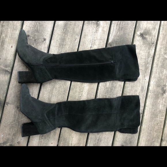 Zara High Black Boots - Picture 1 of 5